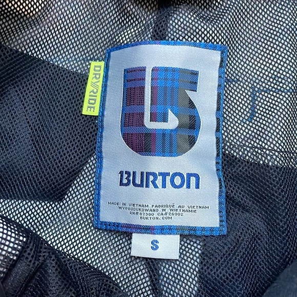 Burton Men's winter ski snowboarding Cargo Pants S Blue relaxed fit waterproof - Picture 6 of 13